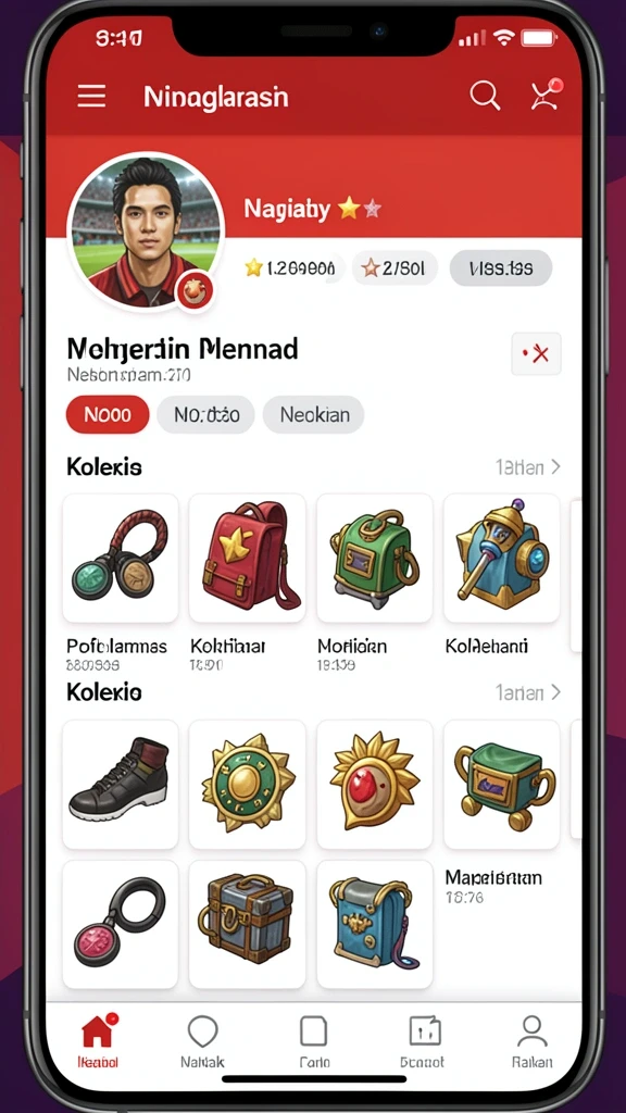 Tampilan awal game yang menarik dan memukau.