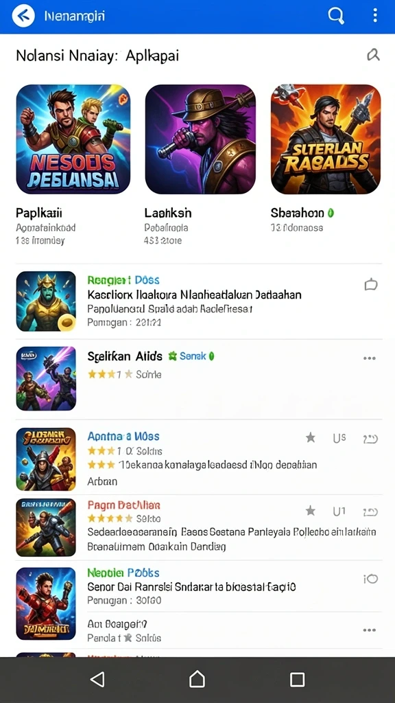 Pengalaman bermain yang seru dan menyenangkan.