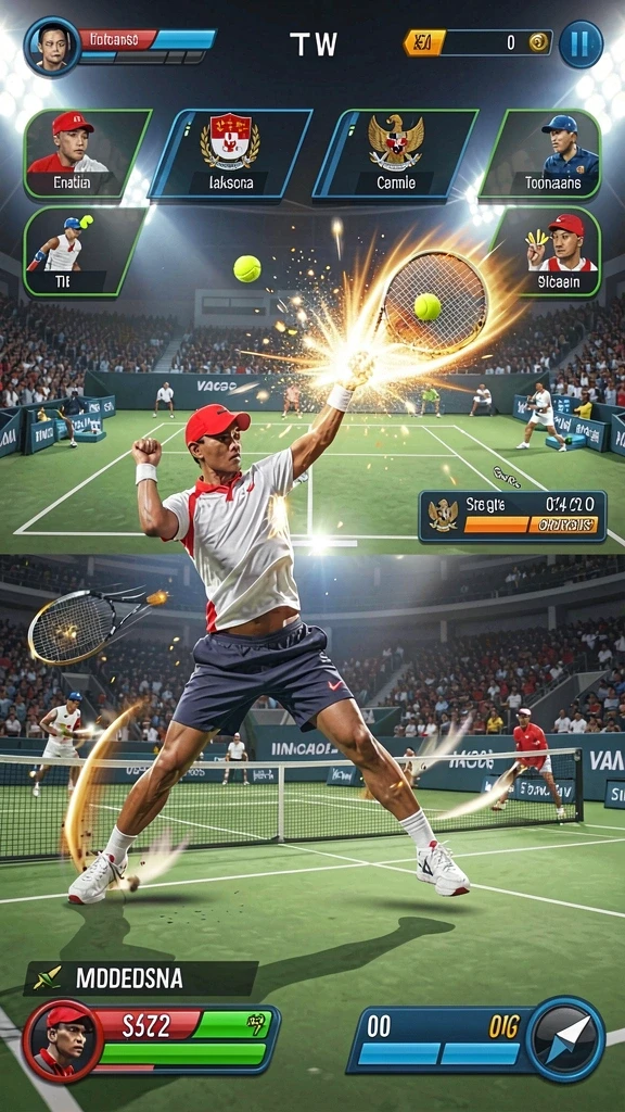 Tangkapan layar menunjukkan fitur interaksi sosial dalam game.