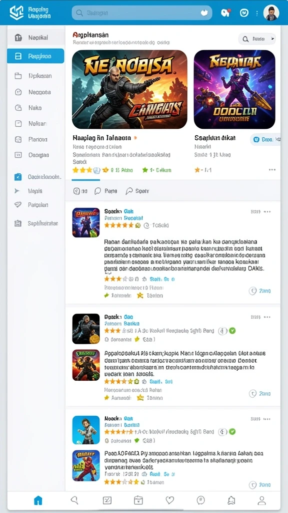 Beragam pilihan permainan yang siap memanjakan pemain.