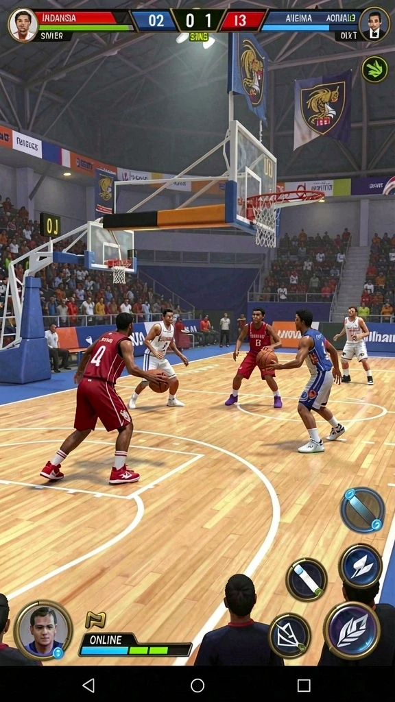 Visual menakjubkan dari pemandangan game yang luas.