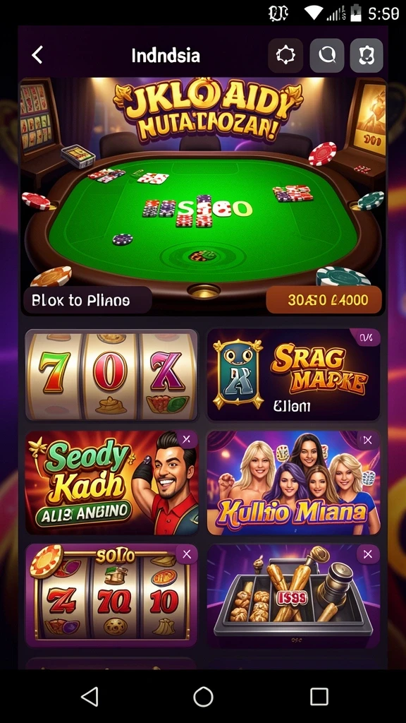 Beragam pilihan permainan judi tersedia di sini.