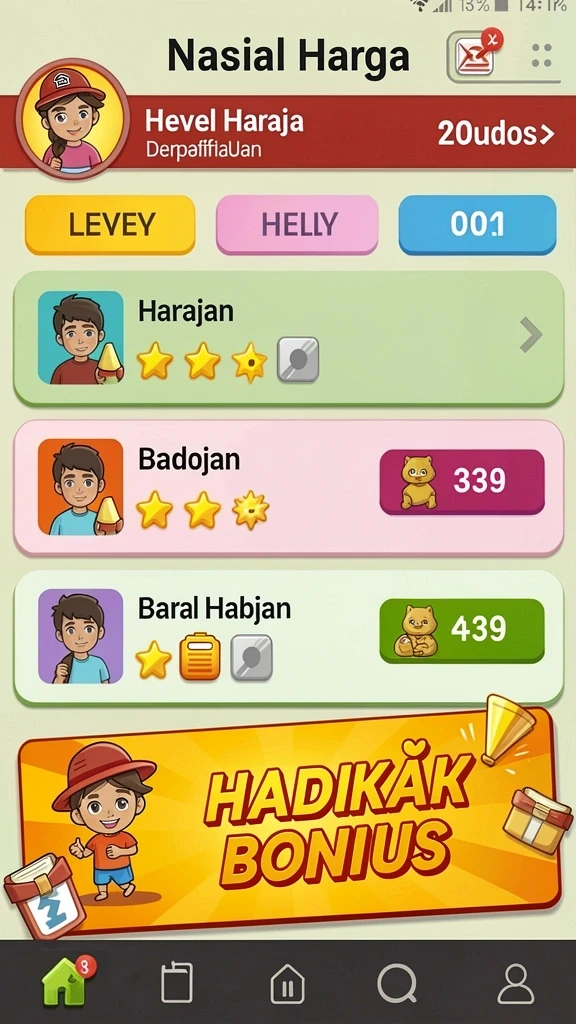 Tampilan antarmuka yang menarik dan mudah digunakan.