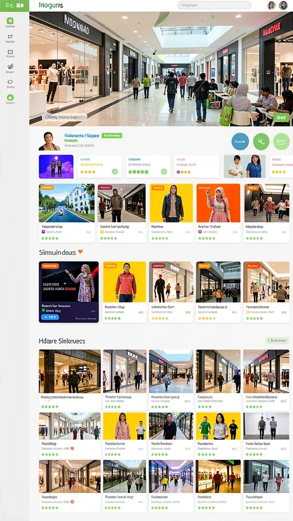 Tampilan antarmuka yang user-friendly dan menarik.