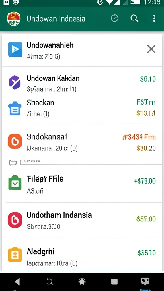 Tampilan antarmuka yang user-friendly dan menarik.