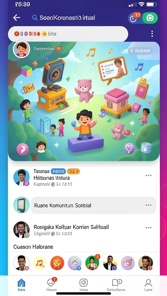 Penggambaran dunia yang luas dan penuh warna.