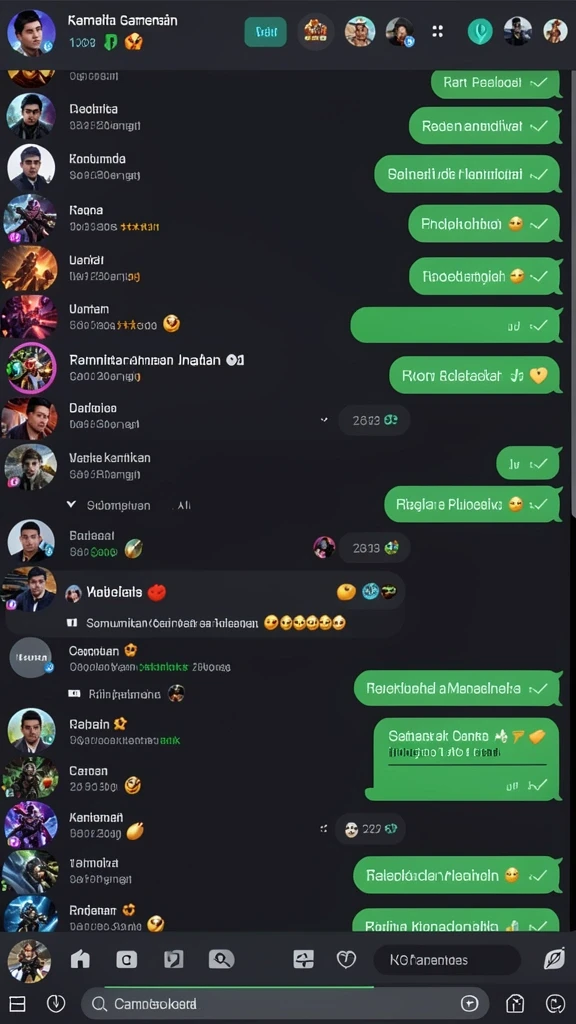 Beragam karakter menarik siap untuk dimainkan.