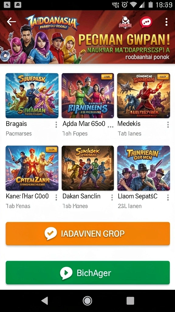 Screenshot menunjukkan grafis permainan yang menakjubkan.