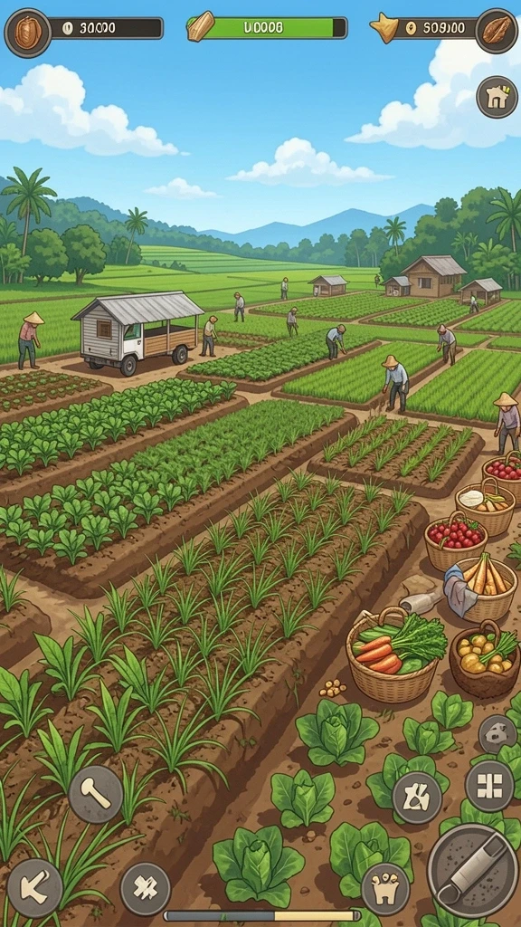Tampilan menu utama yang menarik dan mudah dinavigasi.