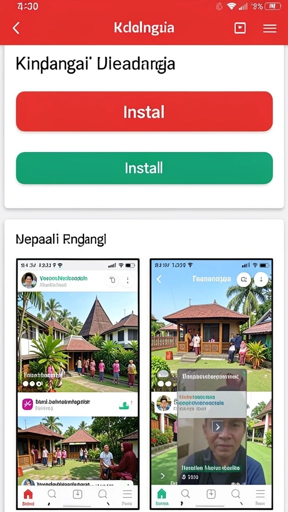 Tampilan antarmuka yang ramah pengguna dan menarik.
