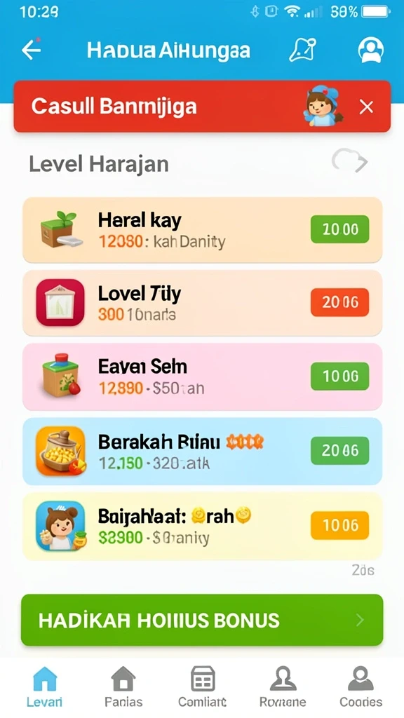 Screenshot memperlihatkan pemandangan indah dalam permainan.