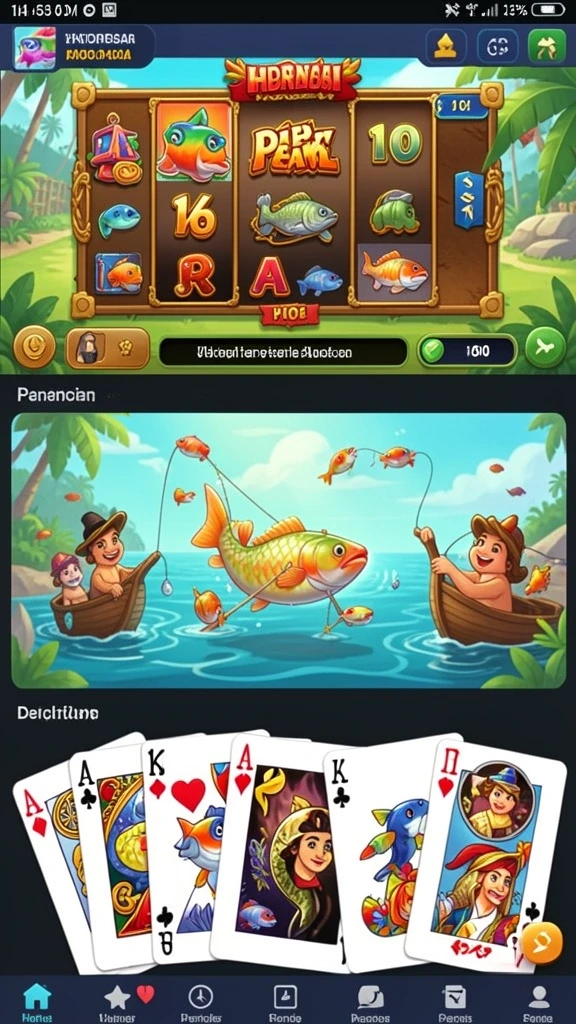 Beragam pilihan permainan slot yang tersedia.