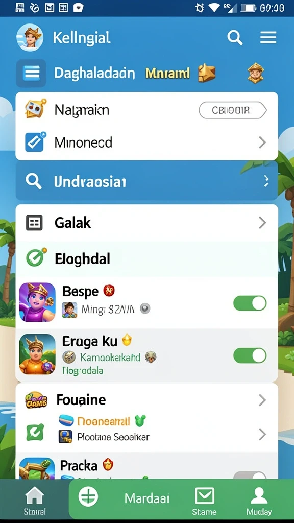Fitur multiplayer yang memungkinkan bermain dengan teman.