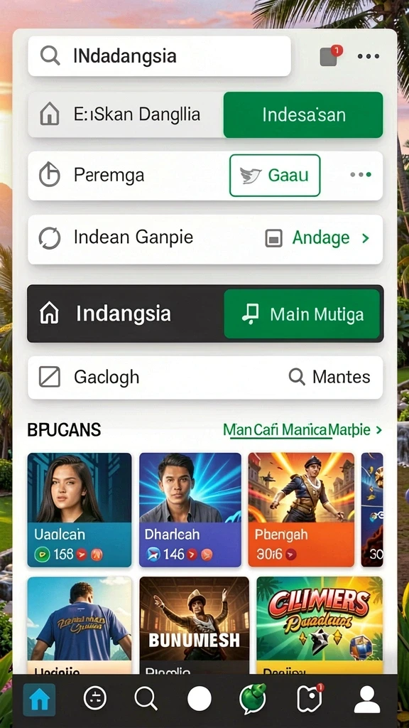Berbagai karakter dengan kemampuan unik.