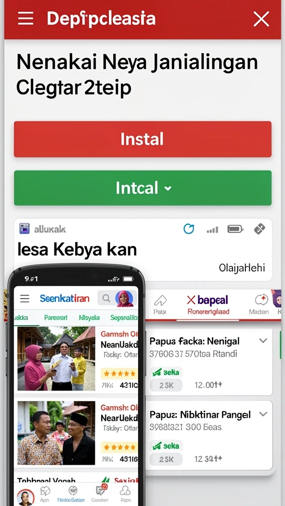 Tampilan utama aplikasi KAMARTOTO yang menarik.