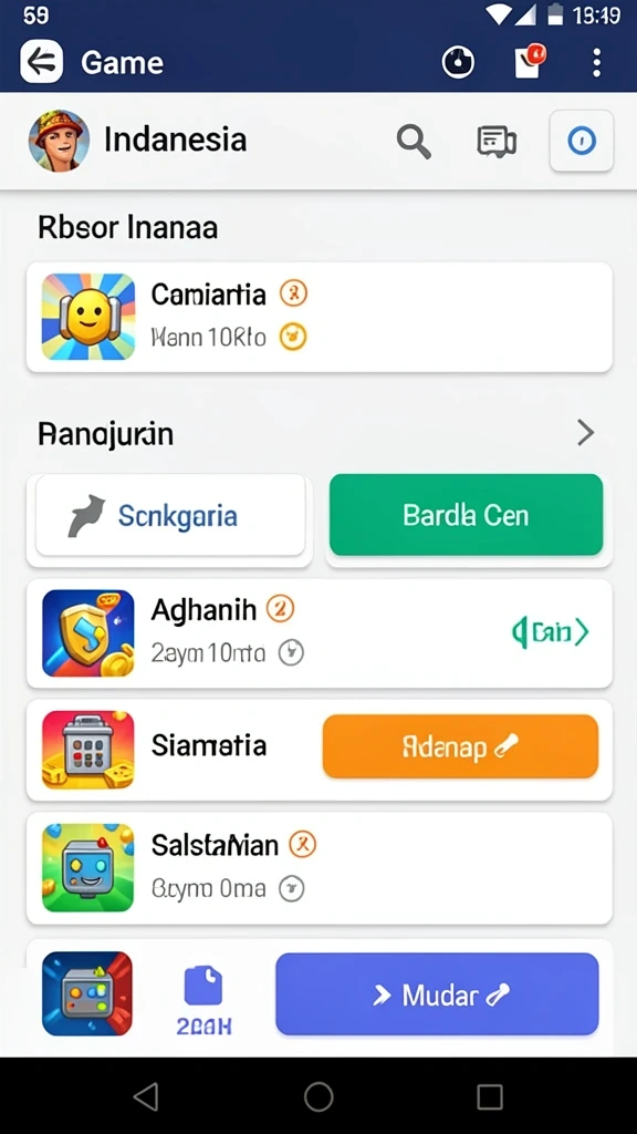 Berbagai tantangan seru untuk setiap level.