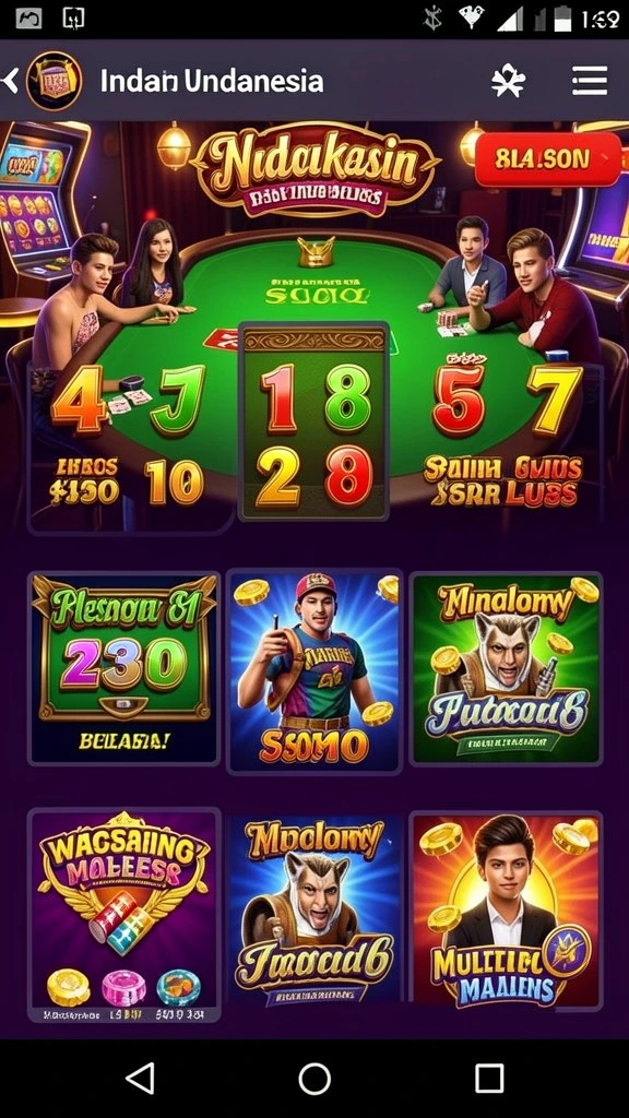 Karakter unik dan beragam dalam game.