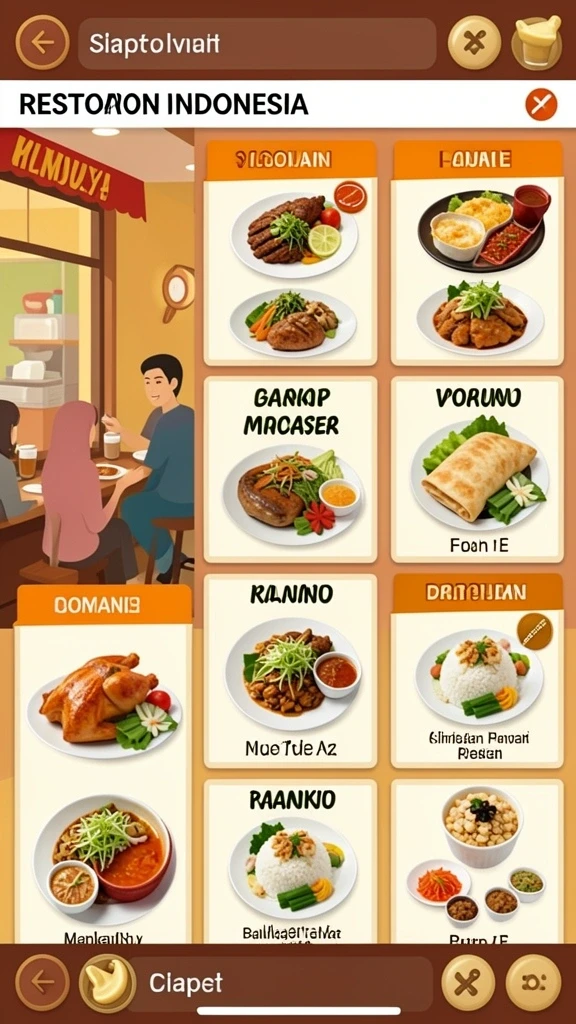 Tampilan antarmuka yang menarik dan mudah digunakan.
