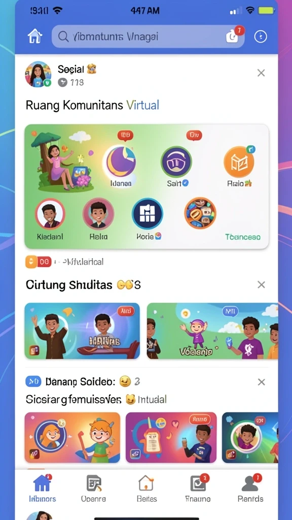 Beragam power-ups untuk meningkatkan performa pemain.