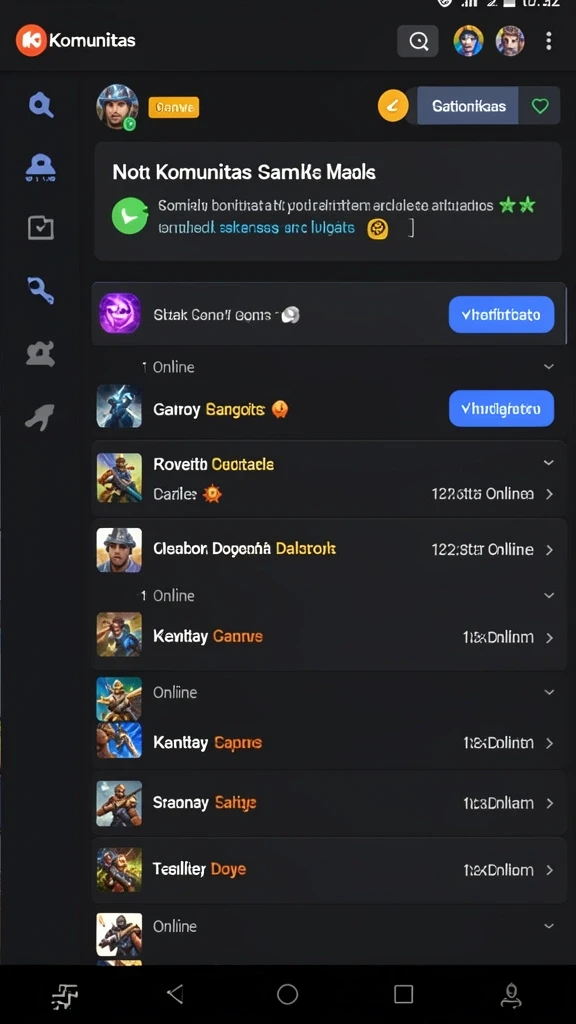 Berbagai mode permainan yang seru untuk dicoba.