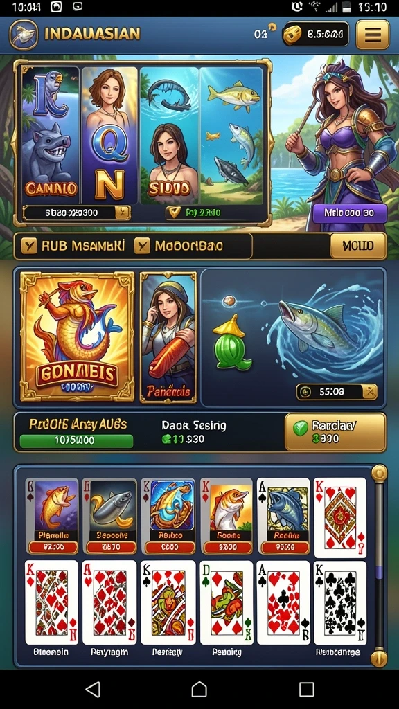 Screenshot dari tema slot yang unik dan menarik.
