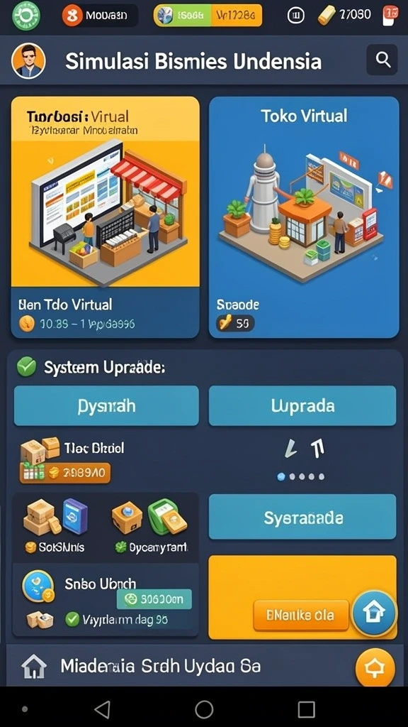 Visual menakjubkan dari lingkungan permainan yang menawan.