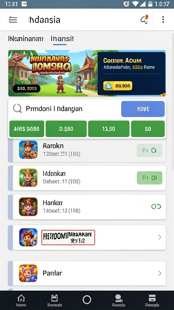 Tampilan antarmuka yang menarik dan user-friendly.