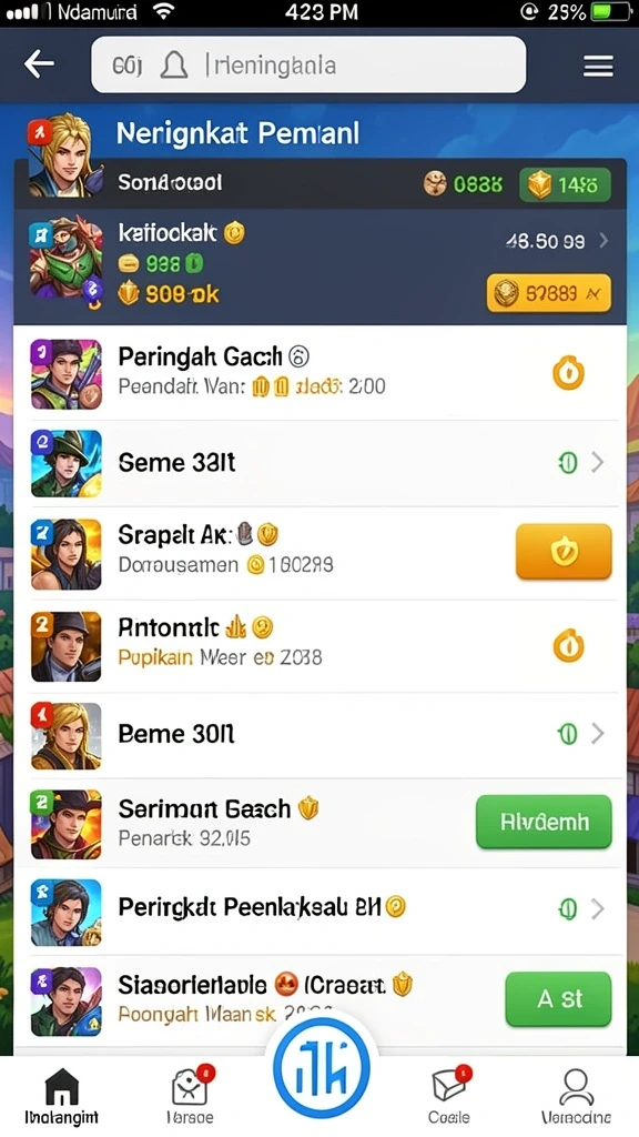Tampilan antarmuka yang menarik dan user-friendly.