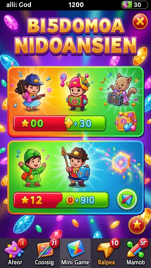 Tampilan awal game RAJAJUARA yang memukau.