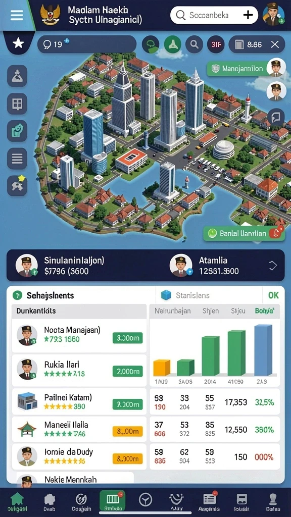 Karakter yang beragam dan menarik untuk dimainkan.