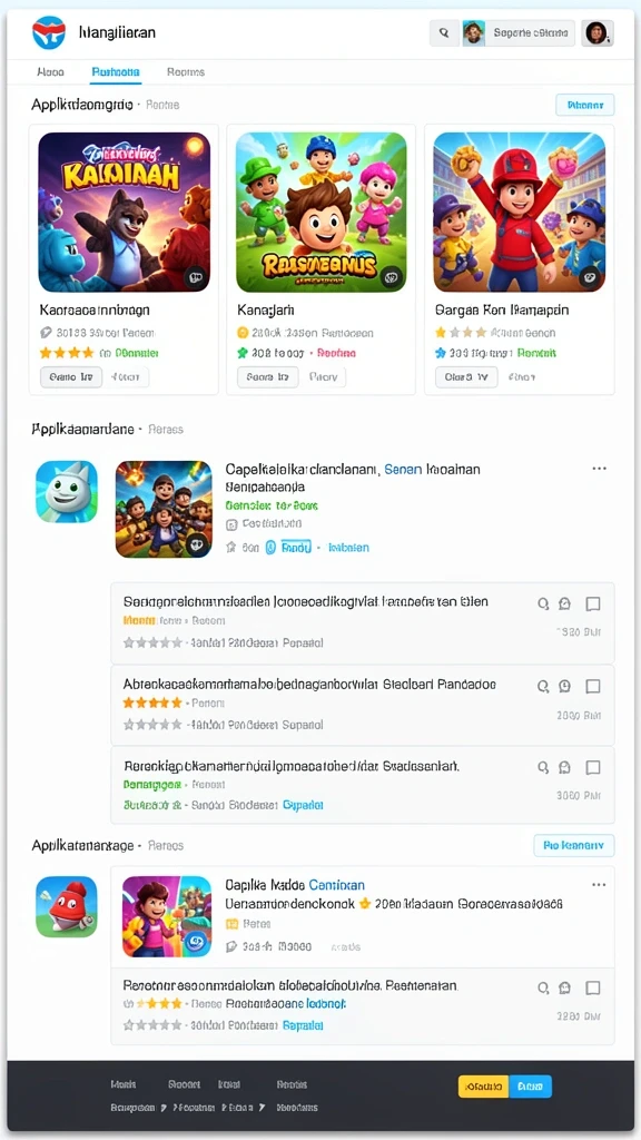 Misi seru dengan berbagai tantangan.