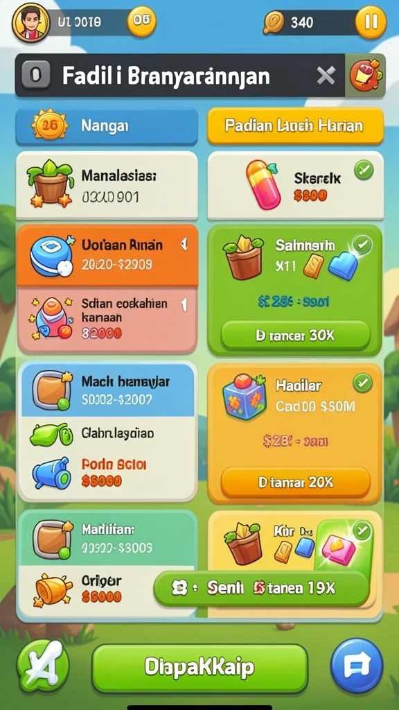 Tampilan antarmuka yang user-friendly dan menarik.