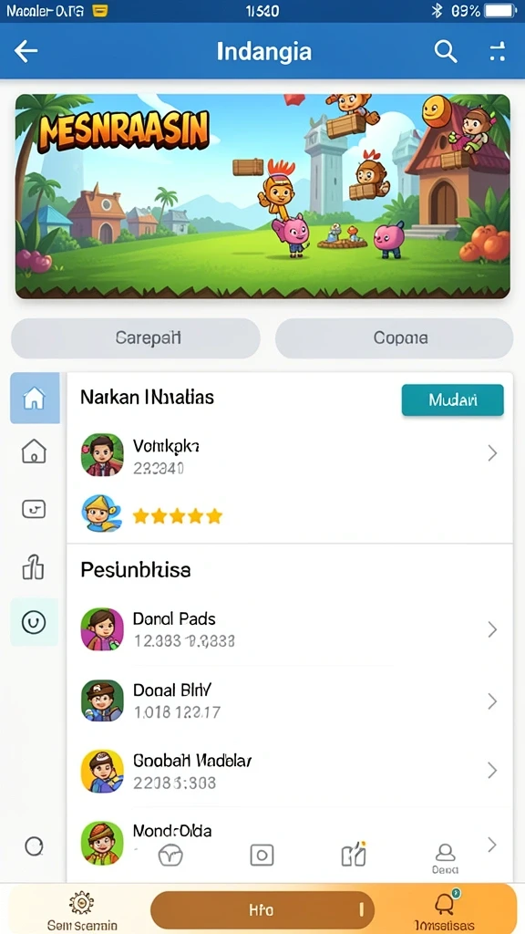 Berbagai pilihan permainan untuk semua jenis pemain.