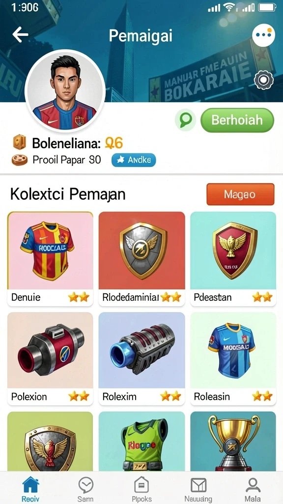 Berbagai pilihan permainan yang menghibur dan seru.