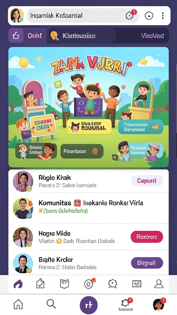 Mode multiplayer seru dan kompetitif.